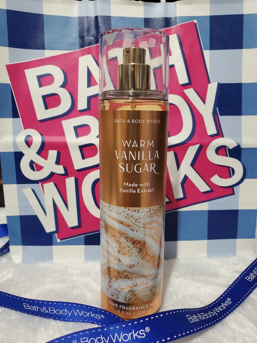 Bath and Body Works WARM VANILLA SUGAR Fragrance Mist Spray fl oz Full  Size