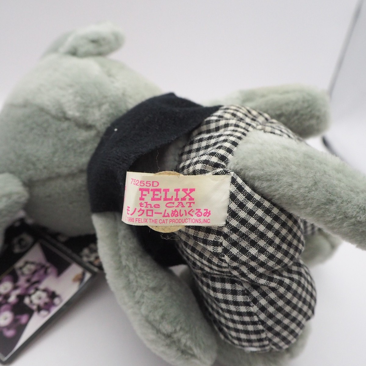 Felix the Cat C2812C Monochrome Banpresto 1998 Plush 6
