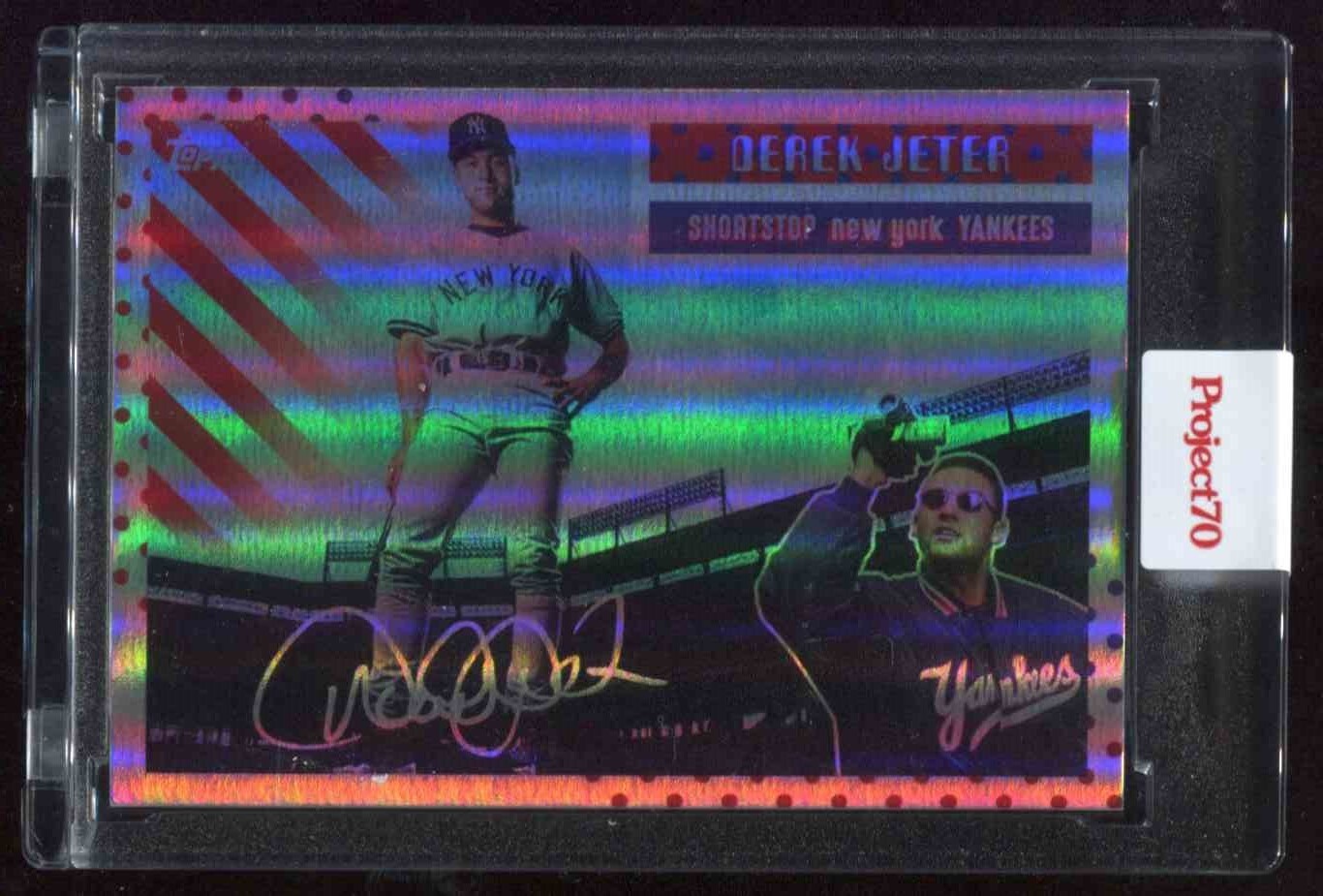 TOPPS PROJECT 70 FOIL #350 DEREK JETER by CLAW MONEY YANKEES 59/70