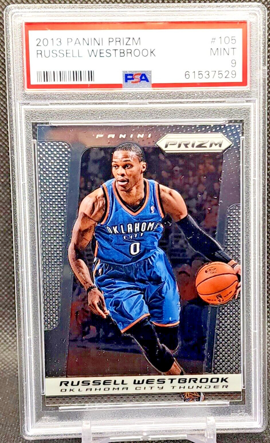 Russell Westbrook 2013-14 Panini Prizm #105 PSA 9 Mint