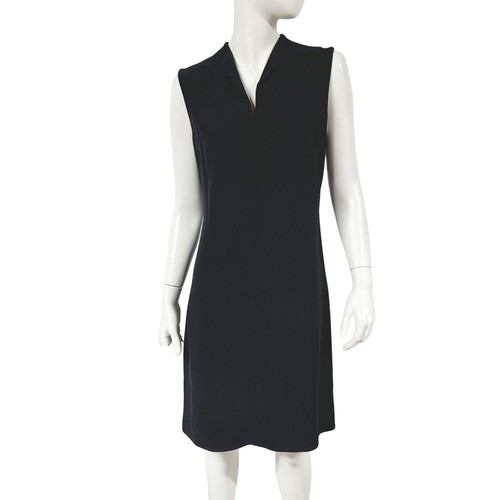 Claude Montana, Abito tubino vintage Montana Claude Montana Paris nero crepe US donna taglia 6