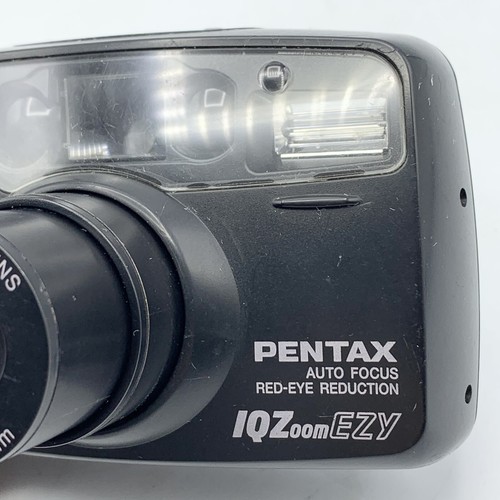 Pentax IQZoom EZY 35mm Point & Shoot Zoom Film Camera Auto Focus - Tested - Picture 3 of 13