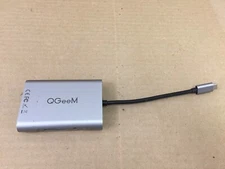 QGeem USB-C 7 Port Multifunctional Converter Adapter Hub HC0801 HDMI RJ-45 SD