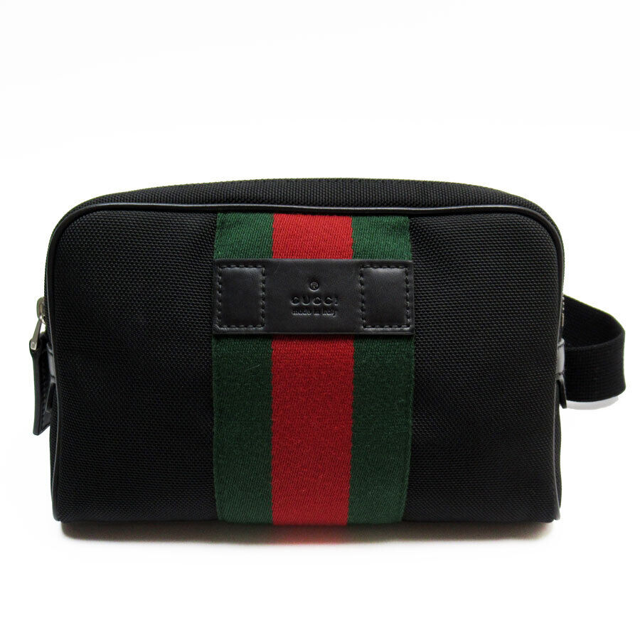 Auth GUCCI body bag black Nylon canvas w0873k | eBay Auth GUCCI body bag black Nylon canvas w0873k | eBay