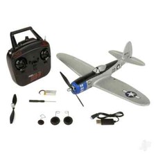 RC Modell P-47 Flugzeug Ready To Fly RTF 450 Mode 2 TOP RC Neu OVP UK TOP1048B2