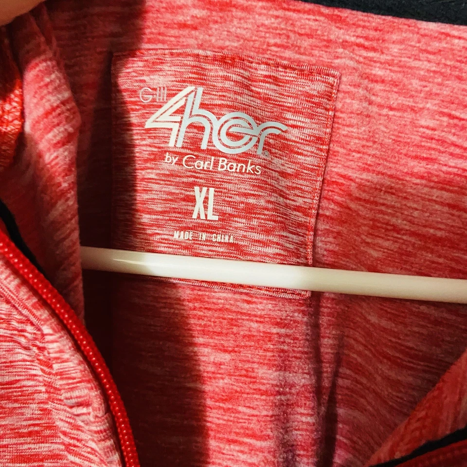 Sudadera con capucha cremallera completa G-III 4Her para mujer Chicago Bulls talla XL Foto 4 de 4