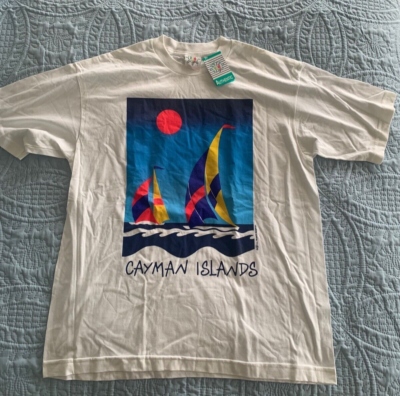 Vintage 90s Cayman Islands Koko Tok Sailing T-Shirt - Men's Vintage 90s Cayman Islands Koko Tok Sailing T-Shirt - Men's