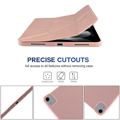 For iPad Air 5 2022/Air 4 2020/iPad Pro 2022/2021/2020/2018 Flip Case PU Cover - Picture 45 of 77