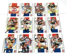 2005 SELECT NRL POWER CARD BASE CARD FULL TEAM SET SYDNEY ROOSTERS (12)