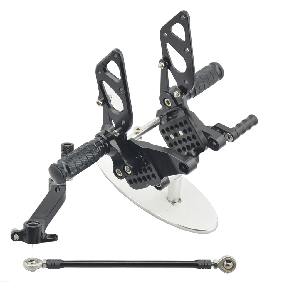 Black CNC Rearset Footpegs Brake Shift Pedal For Ducati 749/999/R/S 2003-2006 - Image 2 of 4