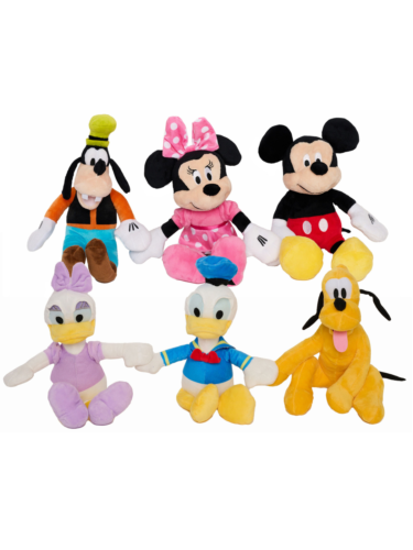 Disney Mickey & Friends Plush Doll Toy Hands Stick Together 6-Dolls 11" - Picture 1 of 7