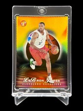 2003 Topps Pristine LEBRON JAMES /99 ROOKIE GOLD REFRACTOR #102 HOLO SSP🔥RARE🔥