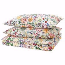 Copripiumino e 2 federe Ikea STRANDLUMMER, multicolore/floreale 200x200cm