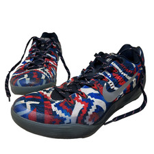 Nike Kobe Low 9 EM Independence Day Shoes USA Men's 10 646701-104 Blue Red White