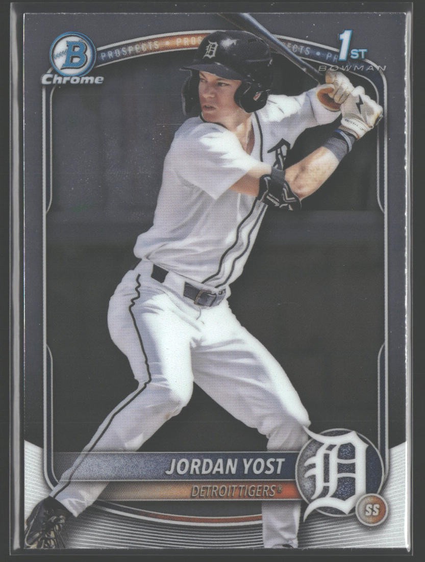 2025 Bowman Draft #BDC-162 Jordan Yost Chrome