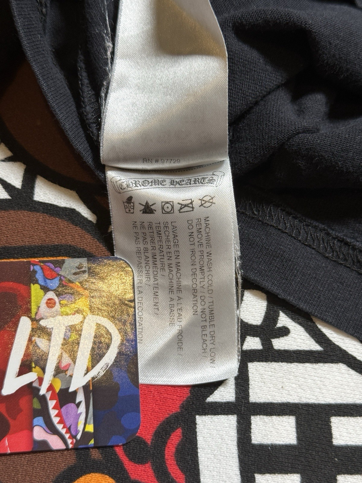 Chrome Hearts Black Matty Boy Link Long Sleeve Tee thumbnail 9