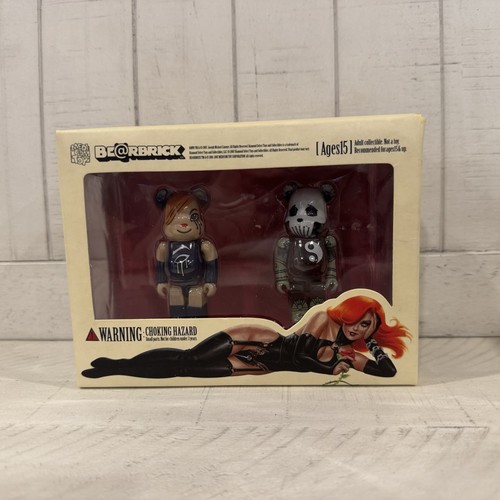 Medicom Bearbrick Joe Lisner’s Dawn 2-piece Set SDCC Exclusive 2007 - Picture 1 of 2