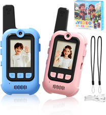 Video Walkie Talkies for Kids, 2 Pack Long Range Walkie Talkies with Screen  Vo