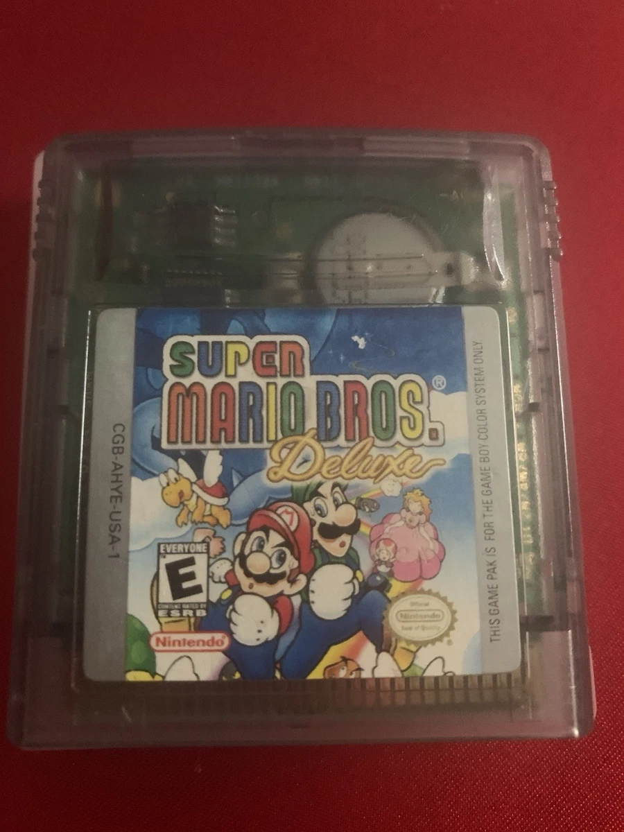 Nintendo Game Boy Color Super Mario Bros. Deluxe Video Games for
