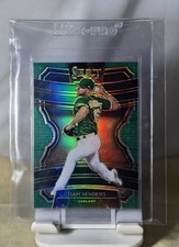 2020 Select Baseball Liam Hendriks Green Prizm 2/5 Oakland Athletics