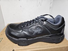 Kuru Kinetic 2 Womans 11 M Black New Anti Slip Work Leather Plantar Fasciitis