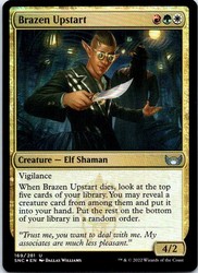 Brazen Upstart 169/486 Foil Uncommon Streets of New Capenna