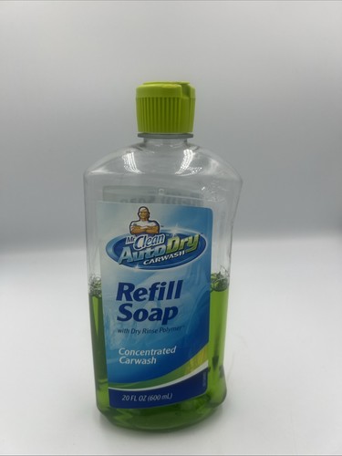 Mr Clean AutoDry Carwash Refill Concentrated Soap 20 Fl 0z. 60% Full Bottle