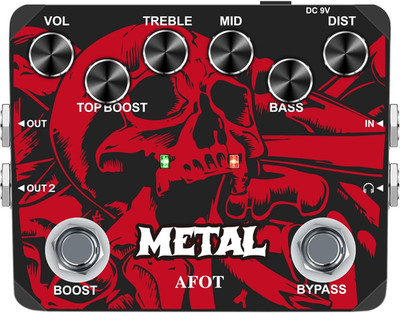 Heavy Metal Distortion Guitar Pedal, Realize the Sounds of Metal, Rock and Punk,