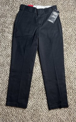 Dickies Mens Twill Work Pant Dark Navy Skinny Fit Straight Leg Don t Know Size