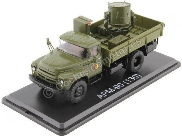 Praga V3S à Plateau avec Bâche Militaire Olive Vert Maquette