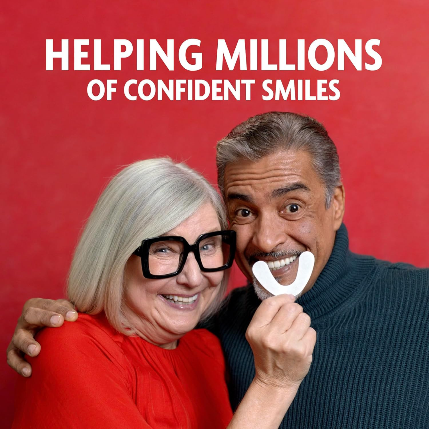 Secure Denture Adhesive Seals, Fresh Mint Lowers, Zinc-Free 30 Count (Pack of 1)