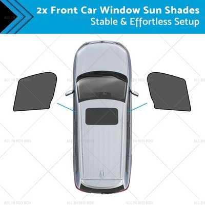 2x Front Car Window Sun Shades Suitable for Mazda CX-9 CX9 16-25 UVA Protection