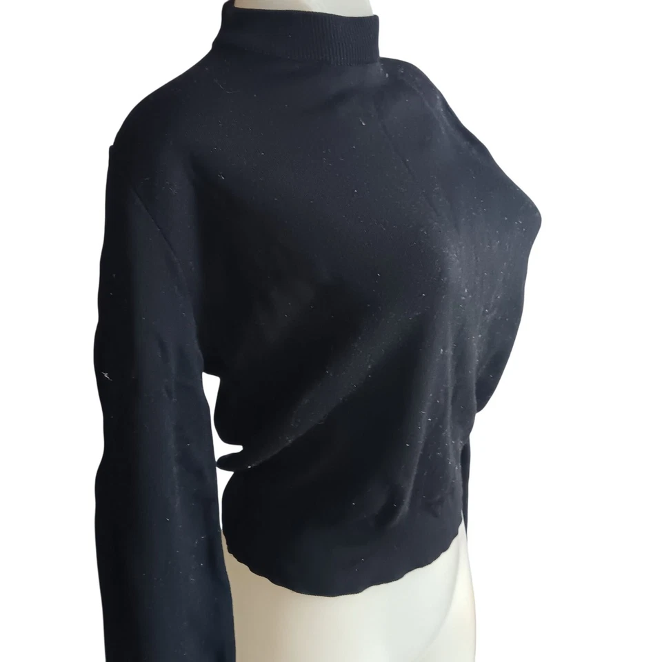 Vintage Women's Beatnik Sweater Medium 36 1960's Ban-Lon Greystone Knit Poet usa - Image 3 of 4