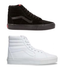 VANS MEN'S VANS SK8-HI VNOOOD5IBKA triple black/ triple white NWB