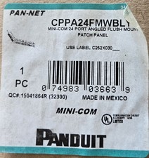 Panduit CPPA24FMWBLY Angled 24 Port Patch Panel
