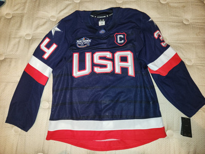 AUSTON MATTHEWS USA 4 NATIONS FACE OFF 2025 AUTHENTIC PRO HOCKEY JERSEY 54 NWT