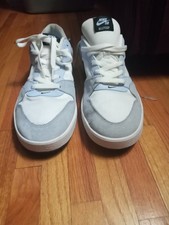 Nike Alleyoop SB Light Marine Black White Suede Sneakers CJ0882-500