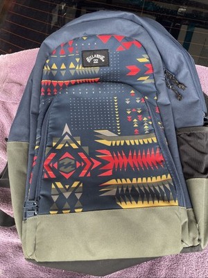 Billabong back pack 21  Blue multi color