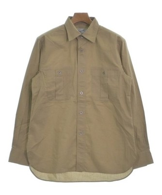 Soundman Casual Shirt Beige 38(Approx. M) 2200462507194