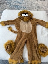 Lion Costume 4-piece Set Size 3T Dress Up Halloween