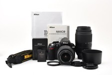 Excellent Nikon D3100 Double Zoom Kit AF-S DX 18-55mm VR  55-300mm VR 086