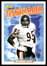 Richard Dent 1993 Topps #172 Chicago Bears NFL READ FREE SHIPPING AutographDen