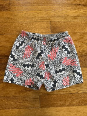 Vintage 90s Batman Returns Shorts, Size Youth 4 Kids, Cute Comic Book Spider-Man