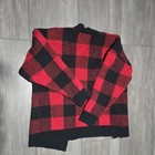 Old Navy Girls Cozy Textured-Knit Open-Front Cardigan Red Buffalo Plaid M (8) — photo 4