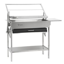 Flip Grill Holzkohlegrill Edelstahl mit 360° drehbarem Grillrost BBQ-Toro
