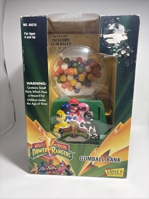 Mighty Morphin Power Rangers Gumball Bank -1994 JANEX No. 64215