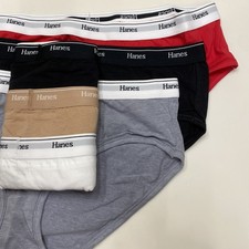 Hanes 6 PACK Womens Originals Hi-Leg Panties Underwear Size 2XL   No Tag