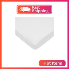 American Baby Company 100 Natural Cotton Fitted Mini Crib Sheet 38" x 24" - Sof