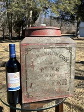 Antique Lawrence Co’s Tin Tole General Store Coffee Canister North Carolina?