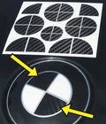 3D CARBON STICKER Emblem CORNER DECOR Fits All BMW 1 SERIES 3 SERIES 5 SERIES 01-05